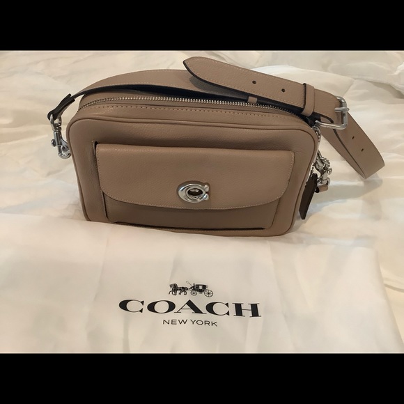 Coach Bags Coach Cassie Camera Bag Taupe With Silver Hardware
